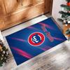Chicago Cubs Crystal Velvet Rug, Custom Name Text Personalized Non‑Slip Floor Mat for Home Decor Gift