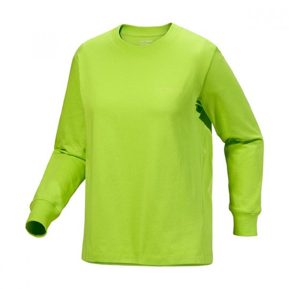 Arcteryx Ss26 Хлопковая футболка с круглым вырезом Crag Cotton Bird Ls Женская Atqsw08469