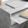 Concrete Grey Desk 120.5 x 44 x 88.5 cm Particleboard