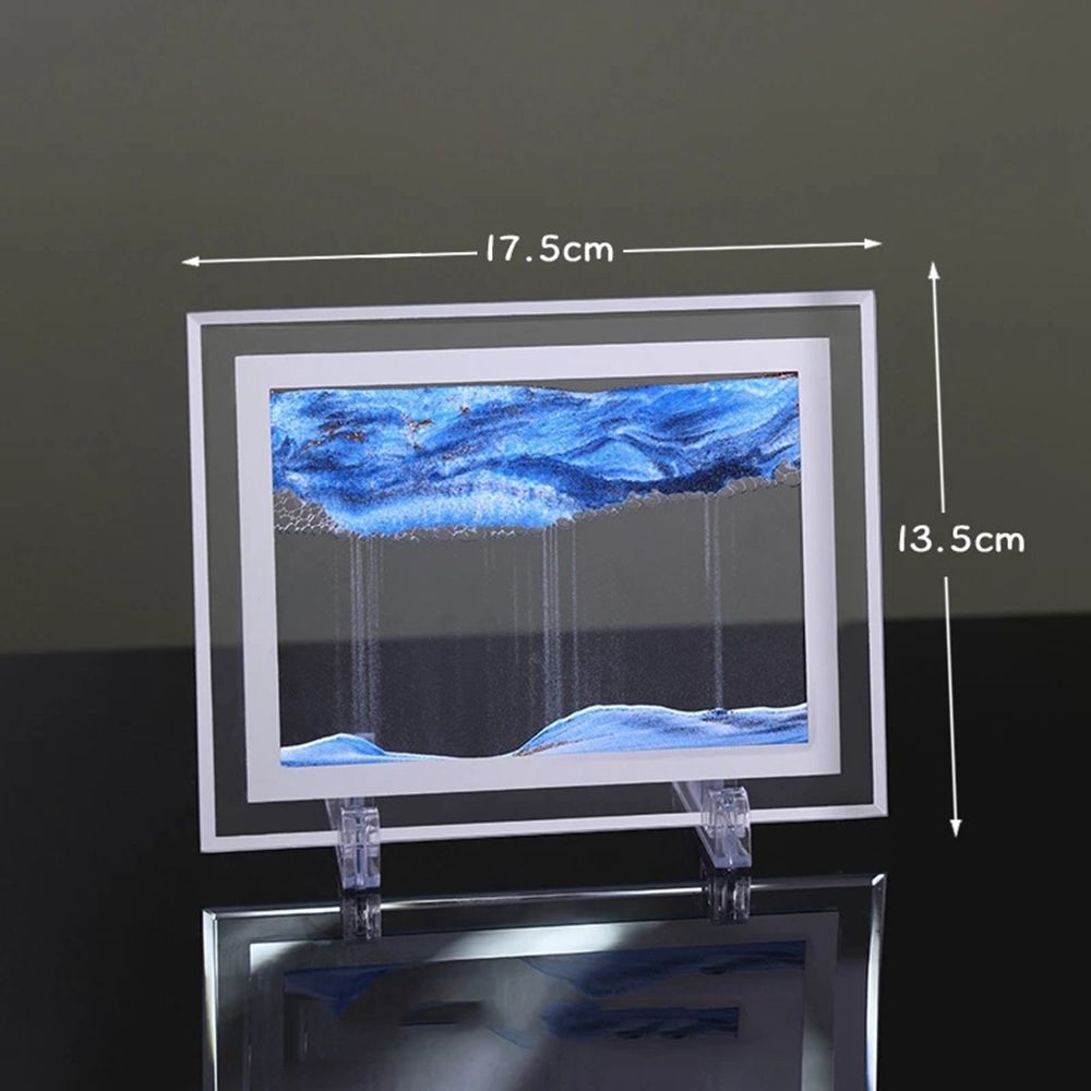 Grace 3D Small Gifts Home Decor Sea Sand Landscape Ornaments Quicksand Art Hourglass Sand Painting
