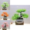 Plastic Artificial Plant Bonsai For Home Decor With Realistic Greenery