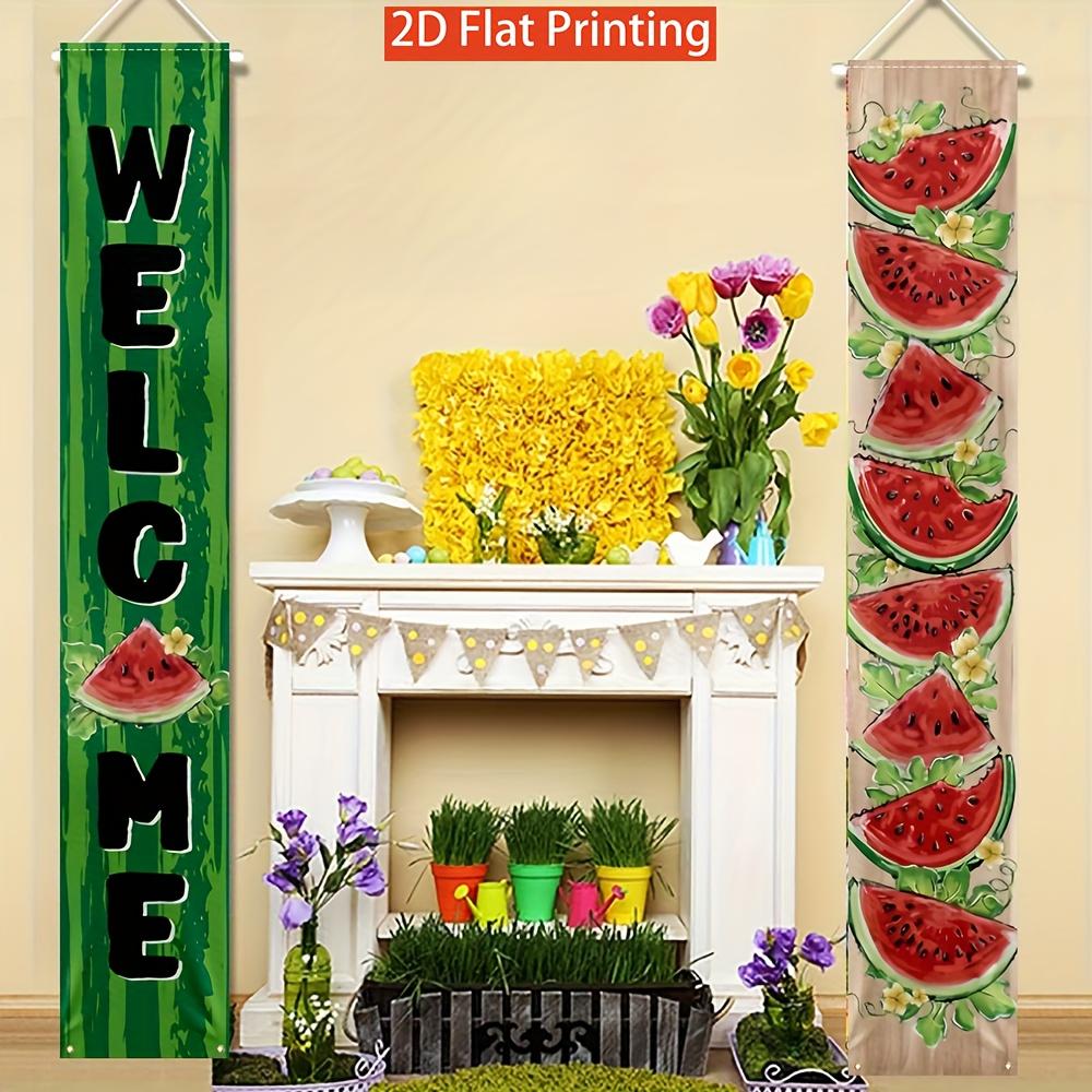 Summer Couplet Banner Garden 1 Pair Indoor Outdoor Decor