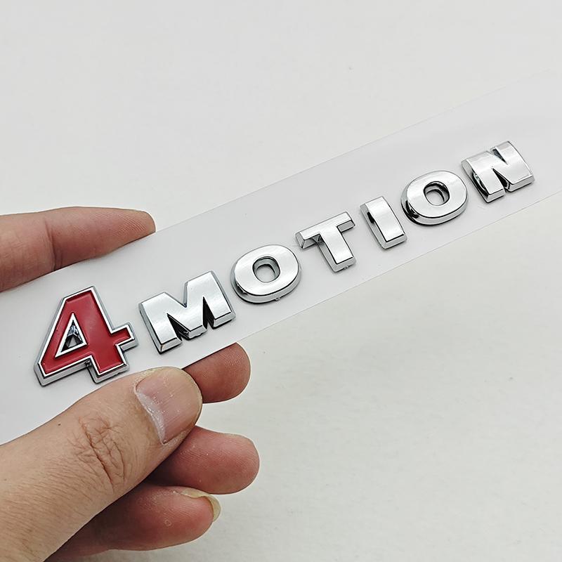 3D ABS Car Letters Logo 4Motion V6 Rear Trunk Badge Emblem Sticker Decals For VW Tayron Golf MK4 5 Tiguan 4MOTION V6 Accessories IF2