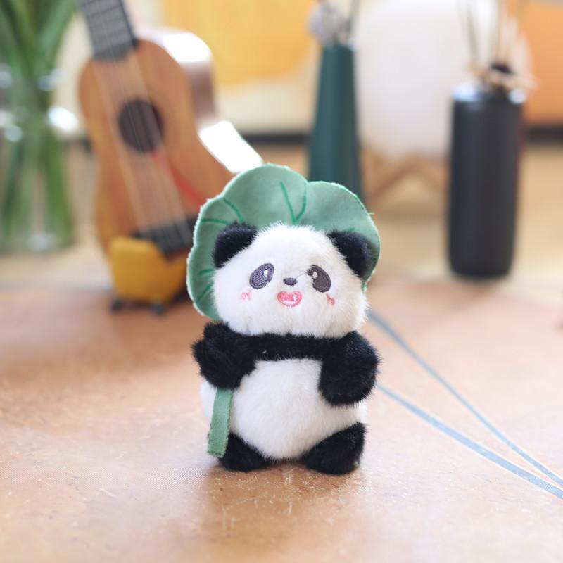 Cute Cute Little Panda Pendant Plush Toy Doll Giant Panda Bag Hanging Decoration Keychain Doll Doll