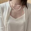 ELYONA Sea Rock Long Pearl Necklace
