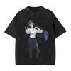 Washed T Shirts Maki Zenin Manga Hip Hop TShirts JJK Kaisens Anime  Streetwear Short Sleeve Printed Tops Tops Tees Men Women