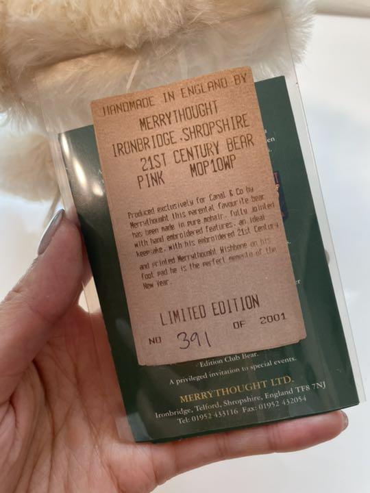 [USED] Merrythought Teddy Bear 2001 Century Bear