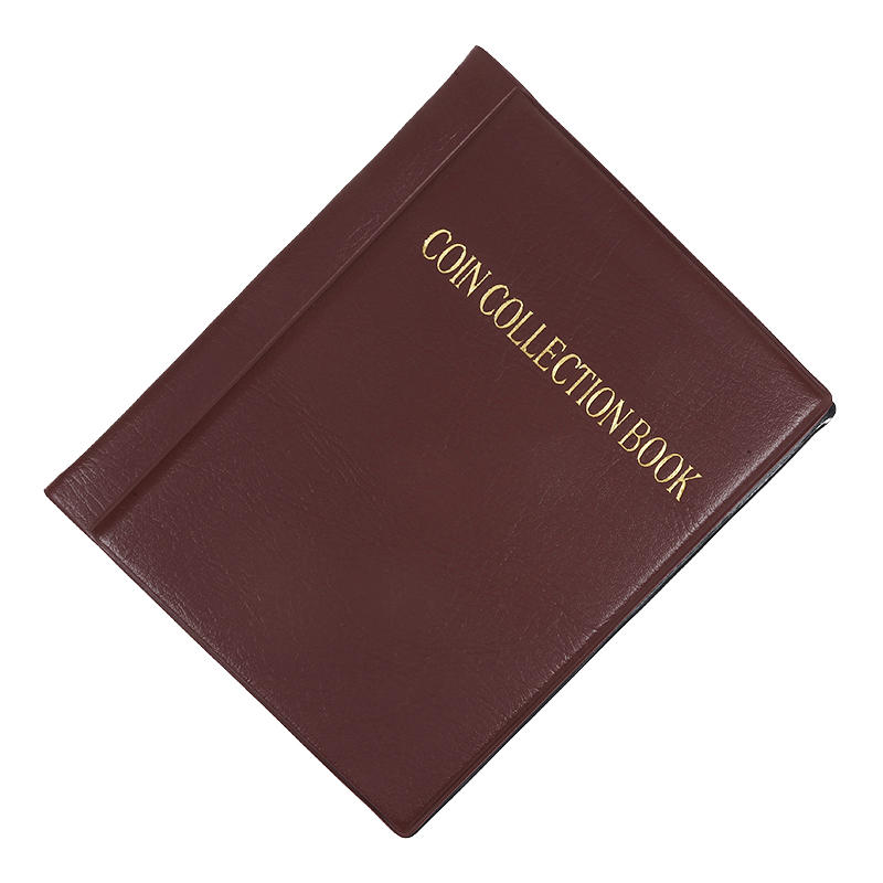 Винтажный альбом для коллекции монет на 240 ячеек - Портативный держатель-книга для хранения пенни для коллекционеров