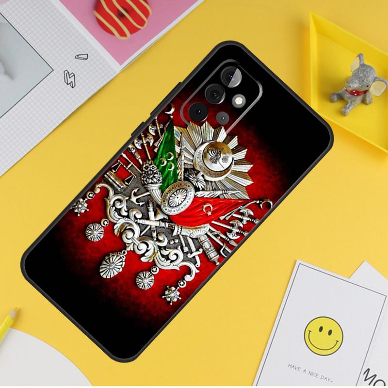 Герб Османской империи для Samsung Galaxy A14 A34 A54 A12 A32 A52 A51 A71 A53 A33 A13 A15 A25 A35 A55 чехол для телефона