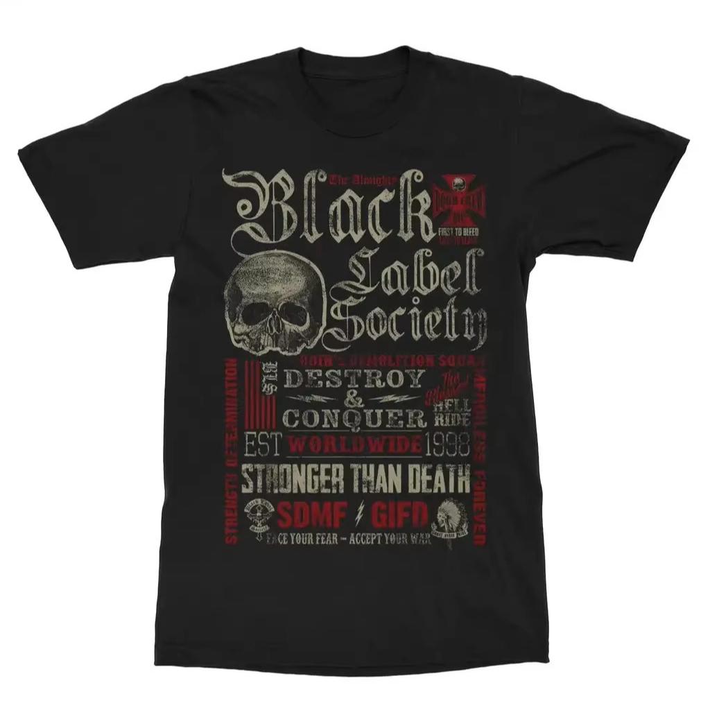 Summer Hot Sale Black Label Society Berserkers T Shirts Men Women Hip Hop Streetwear Oversized Tshirt Short Sleeve Casual Clothing