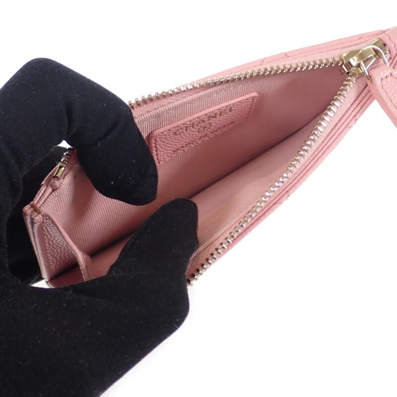 CHANEL  AP0374 Card Case pink Women