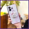 Противоударный Мягкий Чехол Чехол для Телефона Realme GT7 Pro Защита Объектива Телефона Грязеотталкивающий Зыбучий Песок Подставка Мультяшный ТПУ