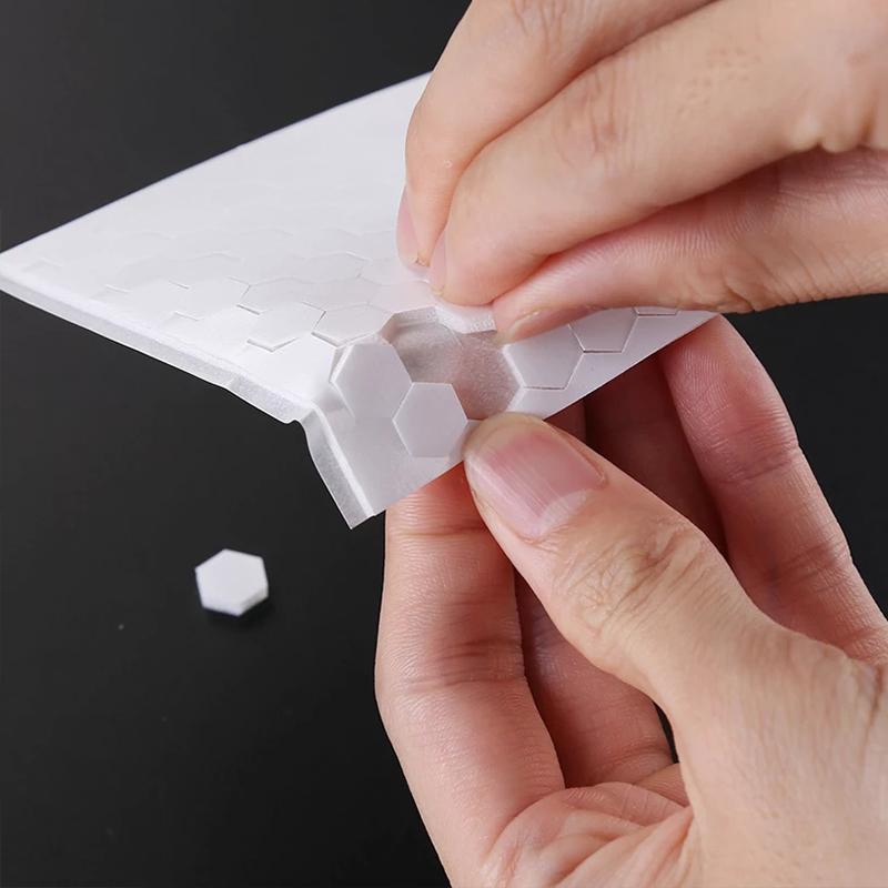 1Sheets DIY Fastener Tape Self Adhesive Double-sided Glue 3D Dots Foam Sticker Strong Glue Craft
