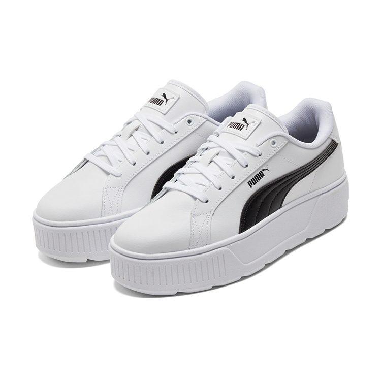 Puma Karmen Кожаные 'Белый Черный' Женские 384615-02
