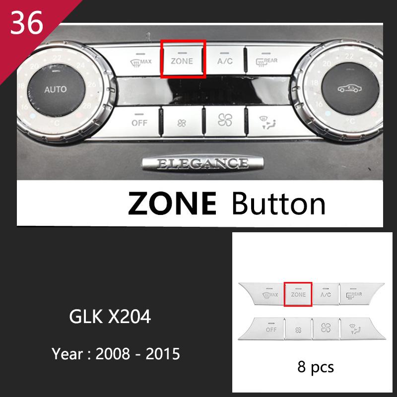 Углеродное волокно для Mercedes Benz GLK X204, внутренняя панель переключения передач, AC CD, панель, дверной подлокотник, отделка, наклейка на автомобиль