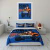 Monster Truck Adventure Design Bedding Duvet Cover Set Duvet Cover Pillowcases  (1*Duvet Cover 2*Pillowcases, without duvet insert)