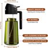 Cross-border household kitchen anti-leak atomizing mist edible oil sprayer for air fryer large tank