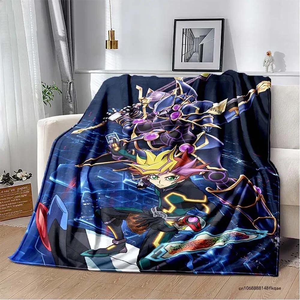 Аниме Yu Gi Oh Card Yugioh пледы одеяло голубые глаза белый дракон аниме мультфильм мягкое плюшевое одеяло спальня покрывало домашний декор