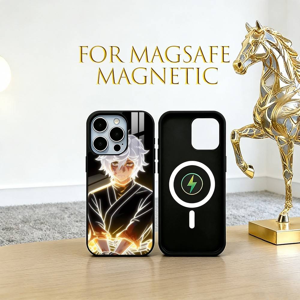 Чехол для телефона Gabimaru для iPhone 17, 16, 15, 14, 13, 12, 11 Plus, Pro, магнитный, с беспроводной зарядкой MagSafe