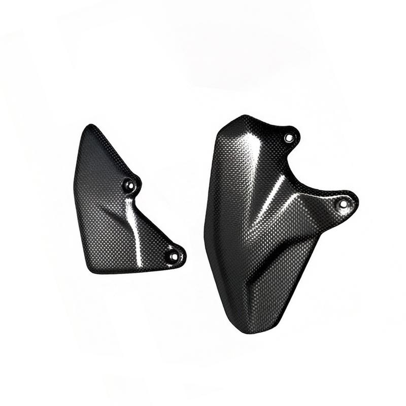 For DUCATI Multistrada V4 V4S Pikes Peak 2021-2023 2024 Carbon Fiber Heel Guards Protector Foot Plates Motorcycle Fairing Kits