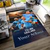 Haaland Personalized Name Floor Rug Office Rug Design for Kitchen Dormitory Foyer Living Rooms Antislip Carpet Office home decor