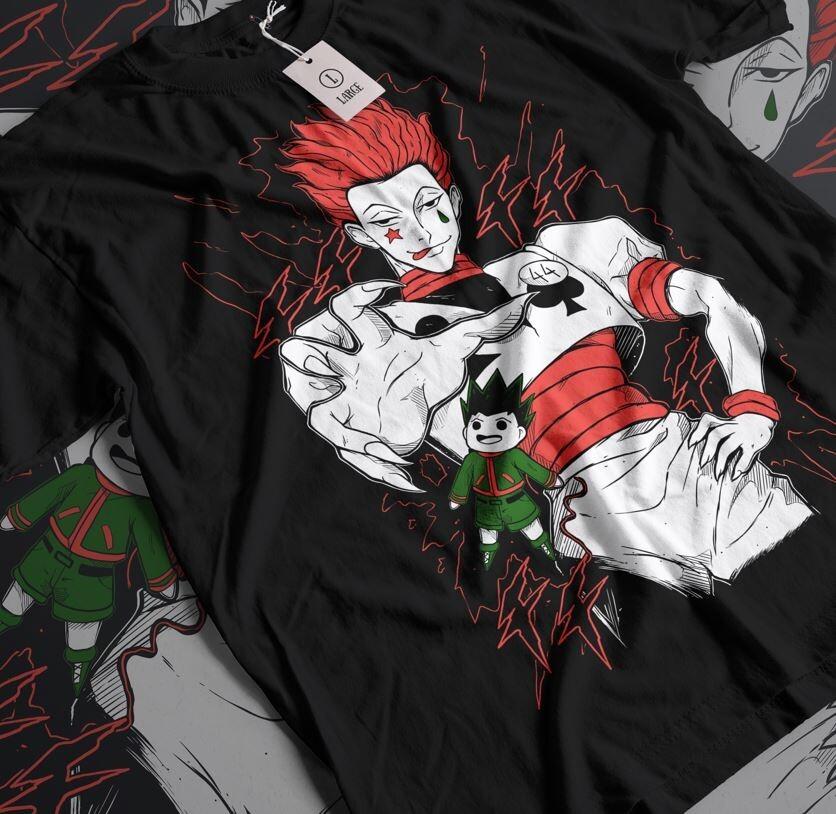 Hisoka T-Shirt Hunter X Hunter Manga Strip HXH Anime Gift Unisex Shirt All Size