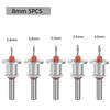 5 шт. Многофункциональное зенковочное сверло с регулируемой глубиной для установки по дереву, с быстросменным круглым хвостовиком