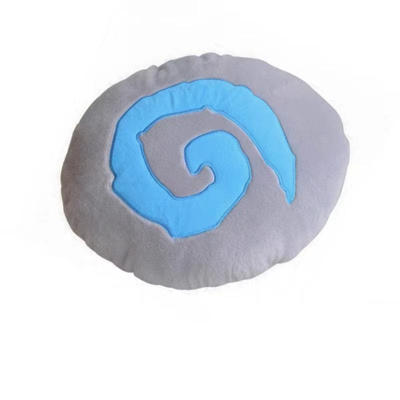 45Cm Hearthstone Game Simulated Stone Cushion Soft Hand Warmer Pillow Stuffed Plush Toy Sofa Decoration Girl Boy Birthday Gift