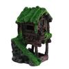 Aquarium Resin Pavilion Ornaments Vivid Lifelike Details Safe Resin Fish Tank Pavilion Landscaping for Decoration