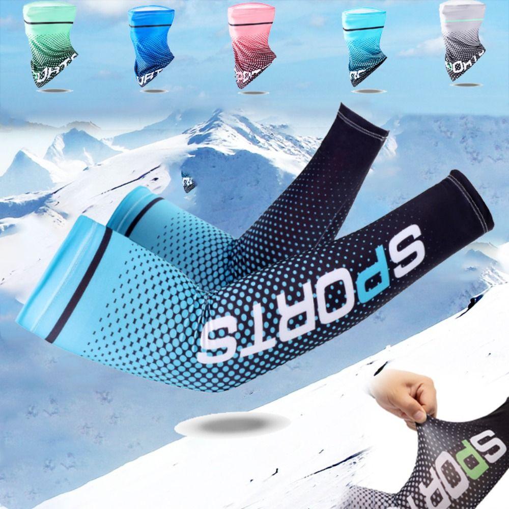 Long Arm Sleeve and Mask Suit Sunscreen Hand Protector Cover Breathable Ice Silk Sleeves Men