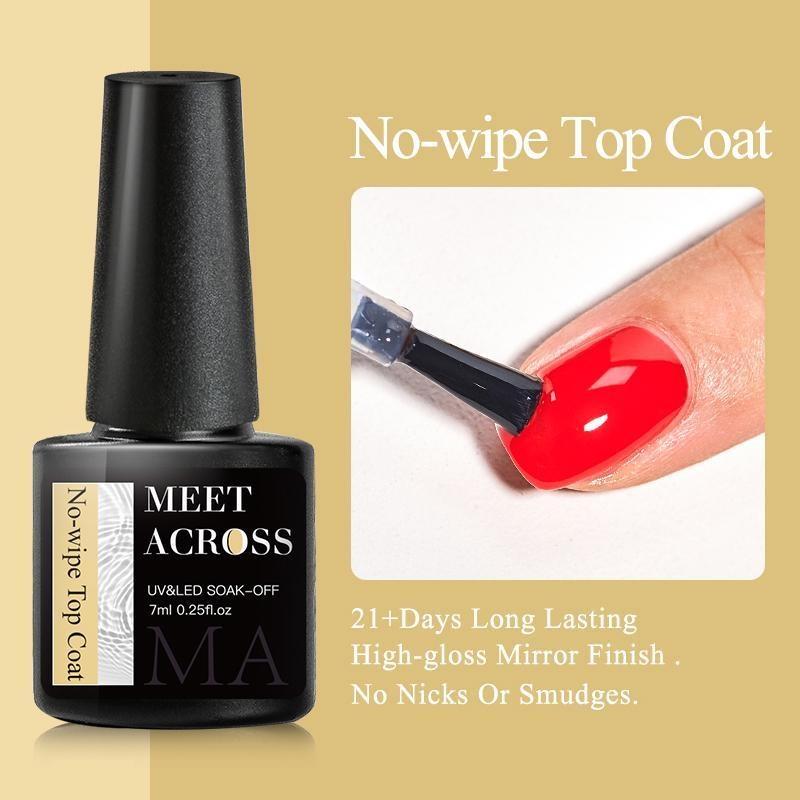 MEET ACROSS Блестящий гель-лак для ногтей, популярный телесный, розовый, красный, синий, блестящий гель-лак, красочный гель для начинающих, маникюр, салон дизайна ногтей