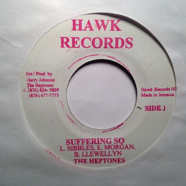 7-дюймовая пластинка HEPTONES - Suffering So NONE Hawk Records Ямайка Регги, Ска и Даб Б/У