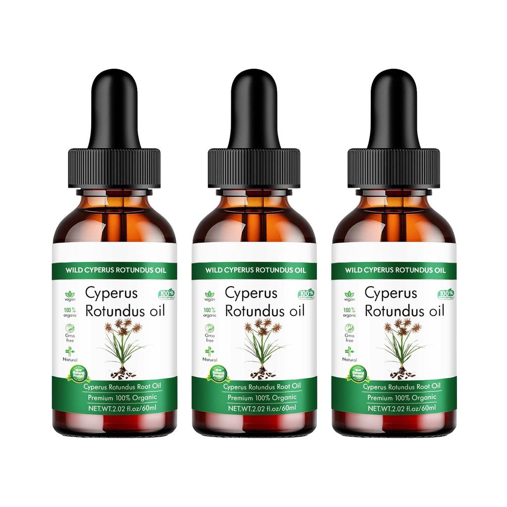 Cyperus Oil - Reduces Body Hair Growth, Smoothes Skin And Hair Removal, Moisturizes And Soothes, Suitable For All Skin Types 60ML