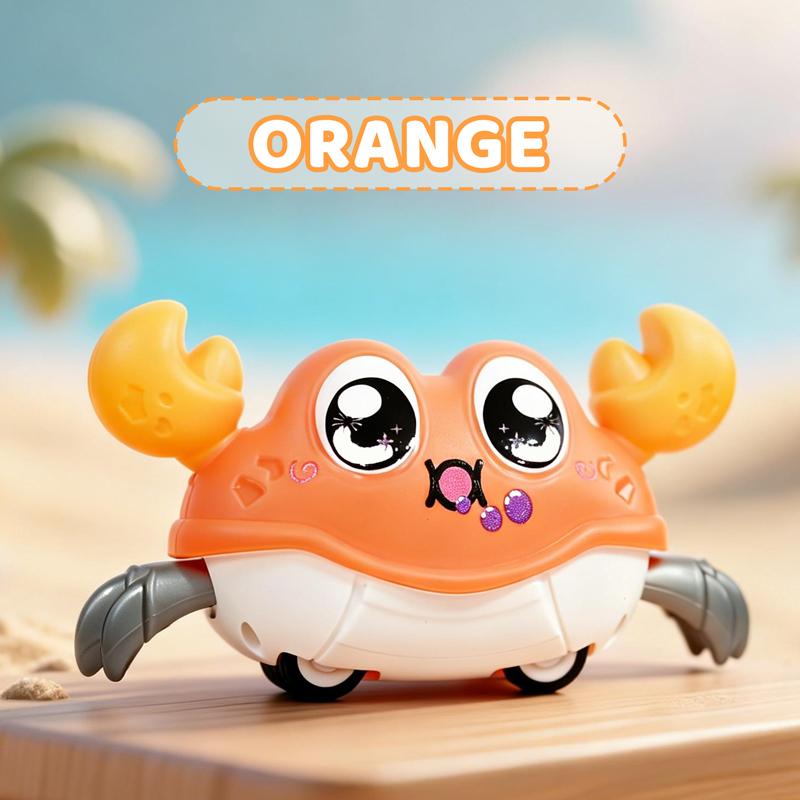 Детская забавная игрушка-краб с двойной силой возврата, имитирующая тряску влево и вправо, ползание краба, имитация пузырей