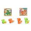 Children Dinosaur Theme Puzzle Track Set with Windup Car Creative Play for Kids Playset Educational Puzzle Toy