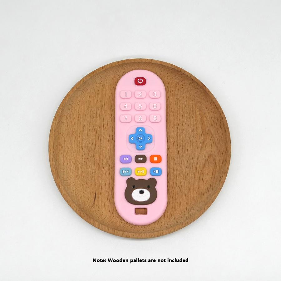 1/4pcs Children's teething remote control silicone material baby teething toys simulation remote control toys teething teether