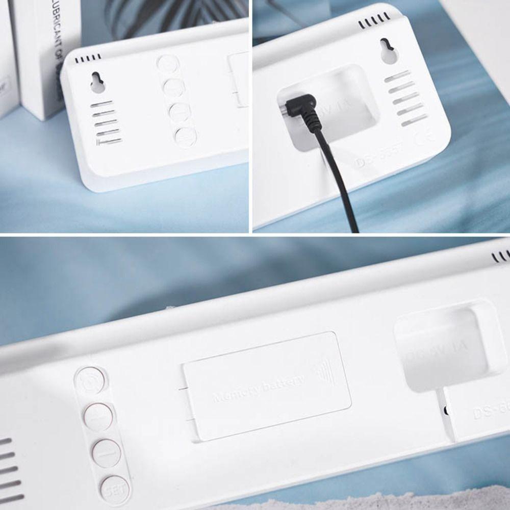 Температура Цифровые светодиодные часы Многофункциональный дисплей Настольные часы для спальни