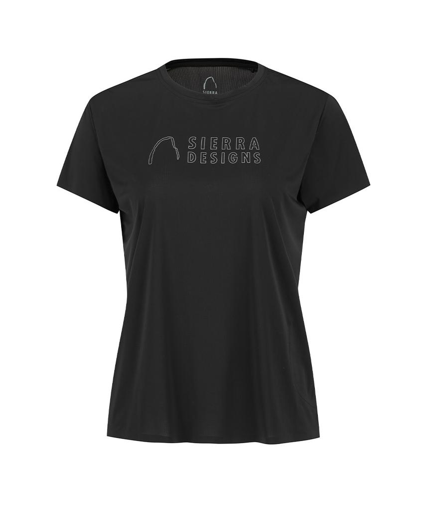 SIERRA DESIGNS W) Метеор Воздушная Сетка Короткий Рукав Черный