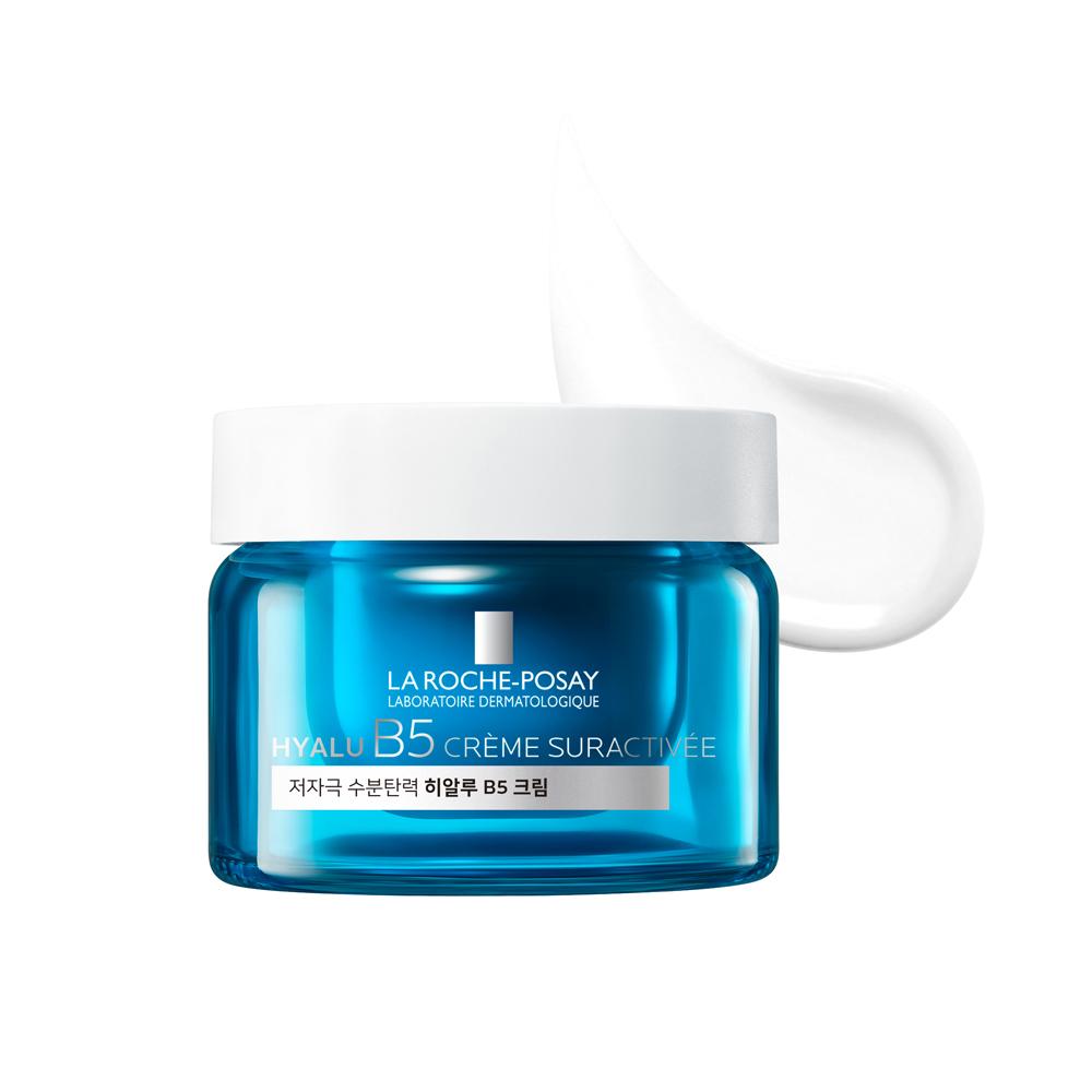 La Roche Posay Увлажняющий укрепляющий крем с гиалуроновой кислотой и витамином B5 50 мл Проект +3 мл + Сыворотка с гиалуроновой кислотой 10 мл