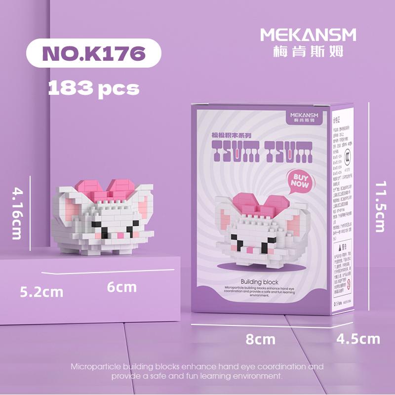 Мини строительные блоки Disney Sanrio, фигурки аниме, бриллиантовые кубики, Микки Маус, Минни Маус, Дональд Дак, Хелло Китти, DIY игрушки, подарки на фестиваль