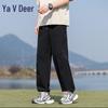 YALU Unisex Anti-Pilling Multi-Pocket Parachute Cargo Pants