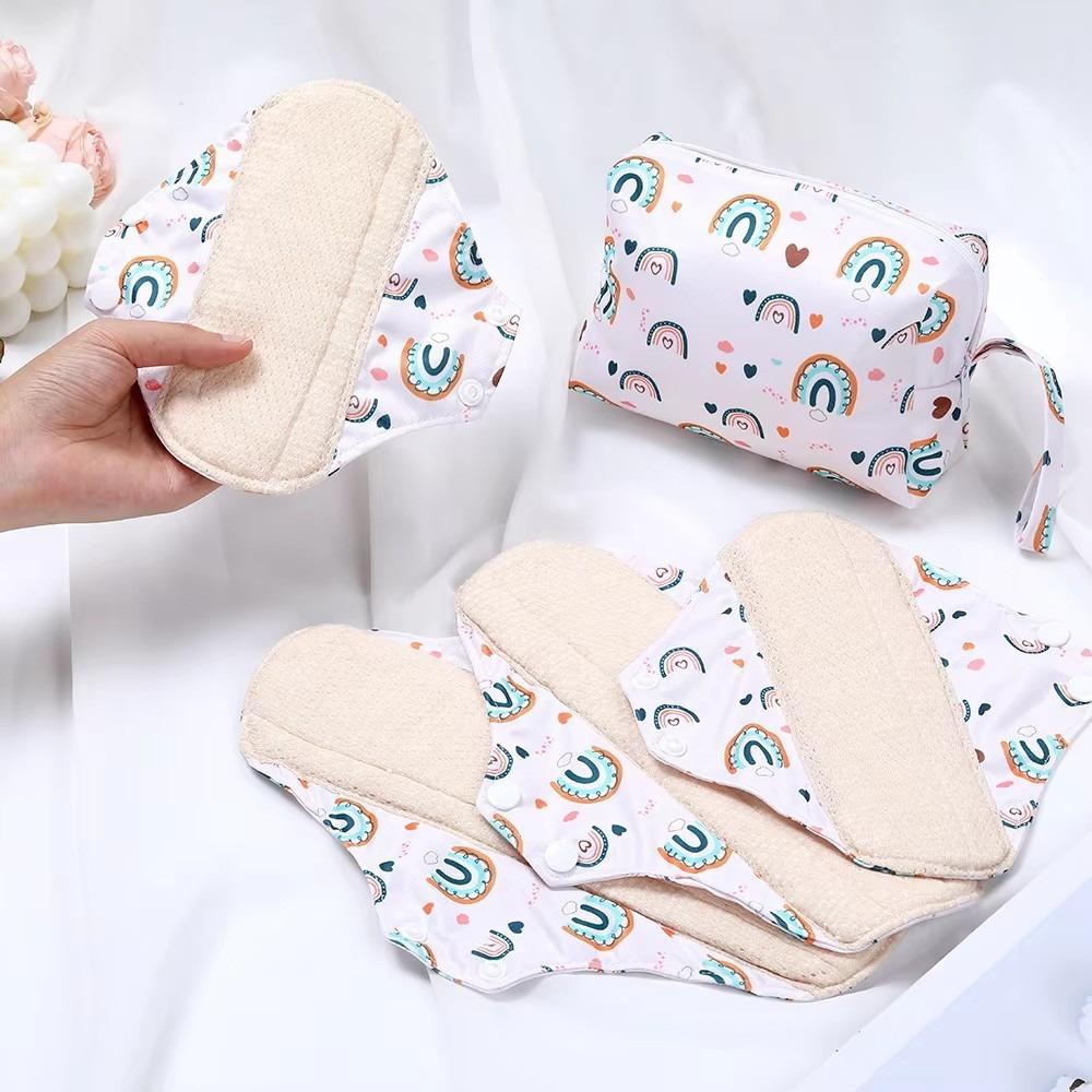 5Pcs/Set Washable Panty Liners Reusable Menstrual Pads High Quality Sanitary Napkins