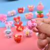 Children Fashion Candy Color Resin Rings Cute Cartoon Adjustable Finger Ring Jewelry Toy