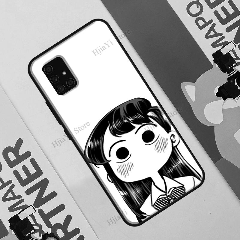 Забавный чехол для телефона Manga Chibi Komi Shouko Komi-san для Samsung A72 A52 A42 A32 A12 A50 A70 A71 A51 A40 A30S A20 A10 A31 A20e A21S