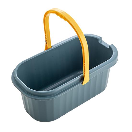 Ведро для швабры прямоугольной формы из утолщенного полипропиленового материала с удобной ручкой для переноски, многоцелевое ведро для хранения