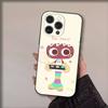 Милый Чехол для Телефона D-Dandys W-Worlds Для iPhone16,15,14,13,12,11,Pro,Max,Plus,X,XS,SE4,E,Mini, Мягкий Черный Чехол