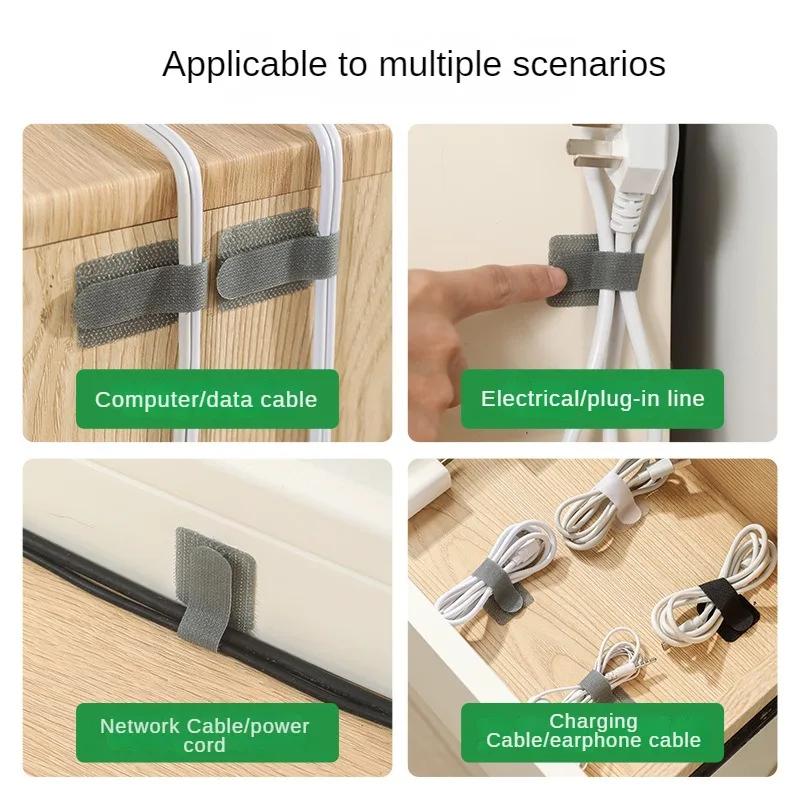 Стяжки для кабелей Шнур Провод Пластиковые фланцы Крепления для кабелей Многоразовые стяжки. Фиксированный держатель для веревки и крепежные элементы для рабочего стола