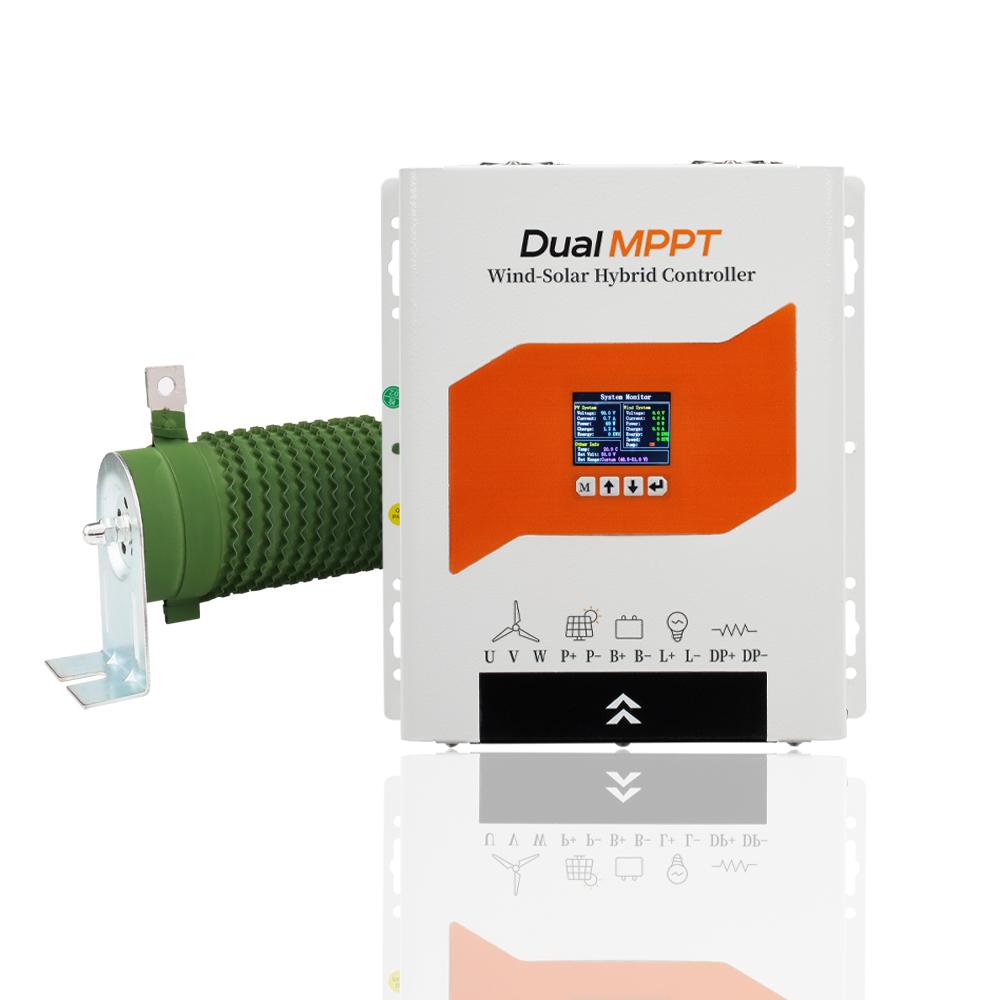 SMARAAD More Powerful 5000W Horizontal Wind Turbine Generator Windmill With Free MPPT Charger Controller and Off Grid Inverter