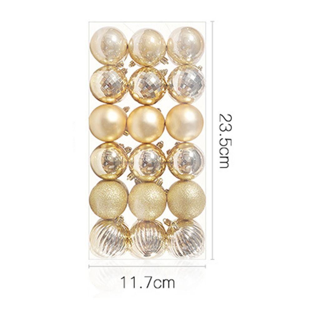 36 шт 4 см Рождественские шары украшения набор пластиковых праздничных декоративных шаров Новый год Noel Navidad украшения