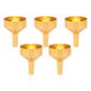 Mini Funnels Lightweight Portable Metal Mini Funnels for Miniature Bottles Essential Oils DIY